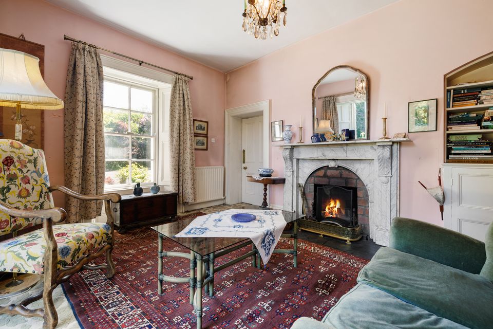 A reception room at the Glebe House